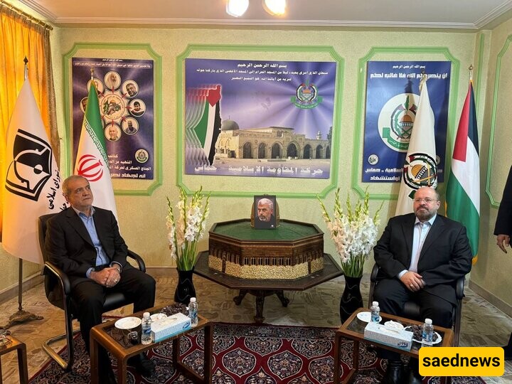 [VIDEO] Iranian President Pezeshkian Visits Hamas Office in Tehran