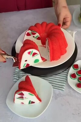 How to Make a Unique Watermelon Cheesecake and Jelly Dessert – Perfect for Hot Weather / For Those Who Love Watermelon, Don’t Miss This!