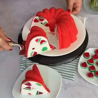 How to Make a Unique Watermelon Cheesecake and Jelly Dessert – Perfect for Hot Weather / For Those Who Love Watermelon, Don’t Miss This!