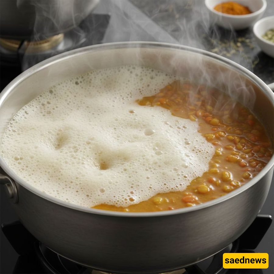 Vigorous Boiling Can Increase Foam