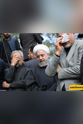 Rouhani’s Heartfelt Thanks to Khamenei After Supreme Leader Joins His Mother’s Funeral