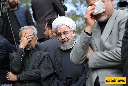 Rouhani’s Heartfelt Thanks to Khamenei After Supreme Leader Joins His Mother’s Funeral