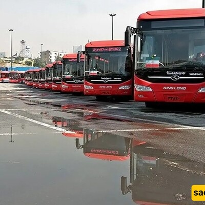 Photo | The Creativity of Shiraz Municipality in Beautifying the City With the Design of a Bus Station Featuring Authentic Iranian Patterns.