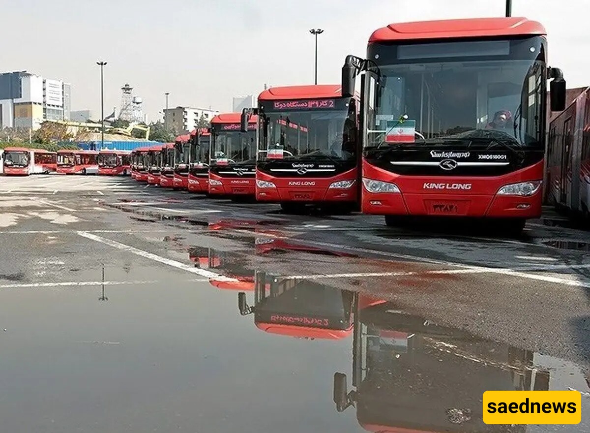 Photo | The Creativity of Shiraz Municipality in Beautifying the City With the Design of a Bus Station Featuring Authentic Iranian Patterns.