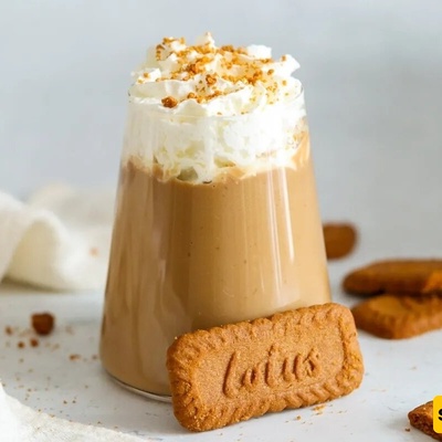 Thick Lotus Milkshake Recipe with Caramel Flavor – A Popular Creamy Drink