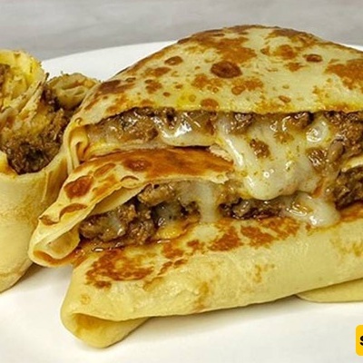 Meatless Dishes; Multi-layered Potato Crepe / Potatoes Are Delicious Anyway, But This Is Something Else!
