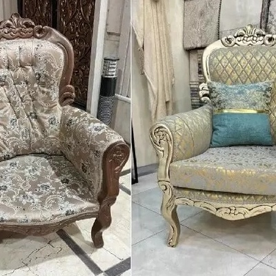 A Talented Iranian Mother’s Incredible Creativity in Restoring an Old Sofa + Photo — Her Taste and Skill Are Truly Admirable! 👌