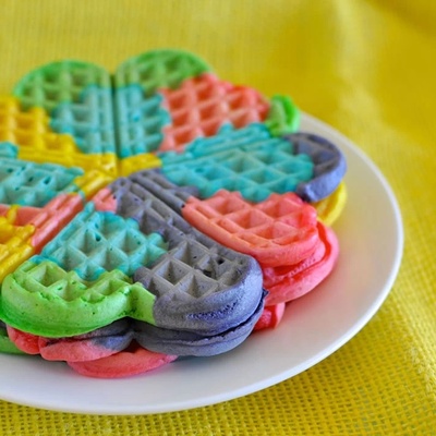 Colorful Waffle Recipe: A Delightful and Delicious Dessert for Everyone