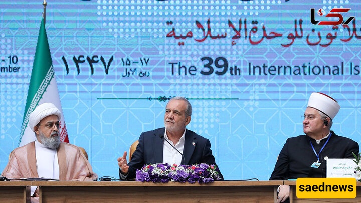 Pezeshkian: Unity Among Muslims to Prevent Israel Atrocities in Region