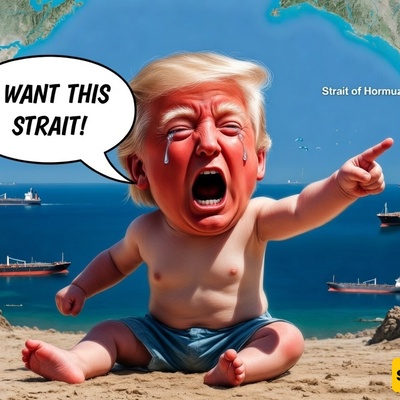 Trump’s Ridiculous Boast as a US Warship Withdraws from the Strait of Hormuz: When a Highway Robber Threatens Iran