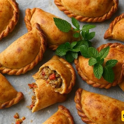 How to Make Meat-Filled Pastries with Magic Dough and a Juicy Filling