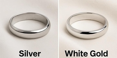 What Is the Only Way to Distinguish Silver from White Gold?
