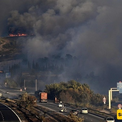 Challenging Day for Firefighters Battling Huge Blaze in France