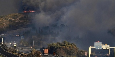 Challenging Day for Firefighters Battling Huge Blaze in France