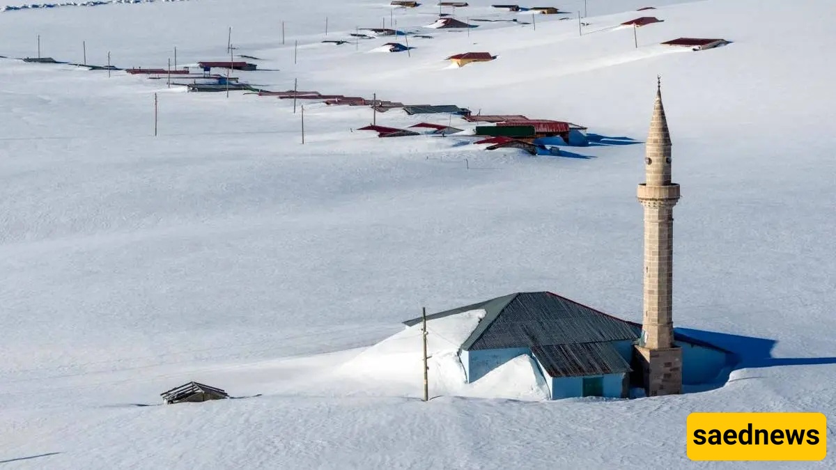 Spring Snowfall In Turkey