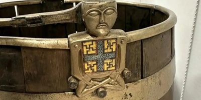 Statue Resembling Buddha Found on 1,000-Year-Old Bucket in Norway