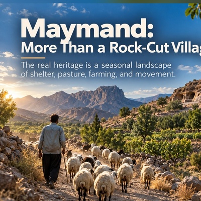 Families Still Live Inside Iran’s Rock-Cut Maymand Village—But the Real Story Is Seasonal Movement