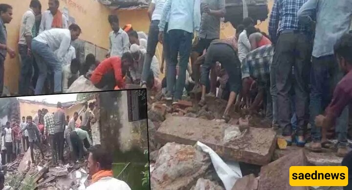 School Roof Collapse in India Kills 4 Children
