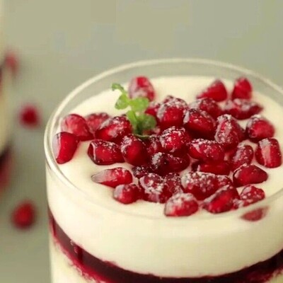 Video | Complete Step-by-Step Guide to Making Delicious Pomegranate Tiramisu