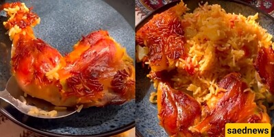 Discover The Secret to Cooking The Most Delicious Tomato Rice With Saffron Chicken Crust Here + Video.