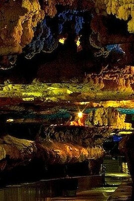 Where is Ali Sadr Cave situated, and what kinds of recreational activities can visitors enjoy there?