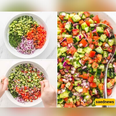 Beat the Heat: Refreshing Iranian Salads to Savor This Summer - Top 3 Recipes!