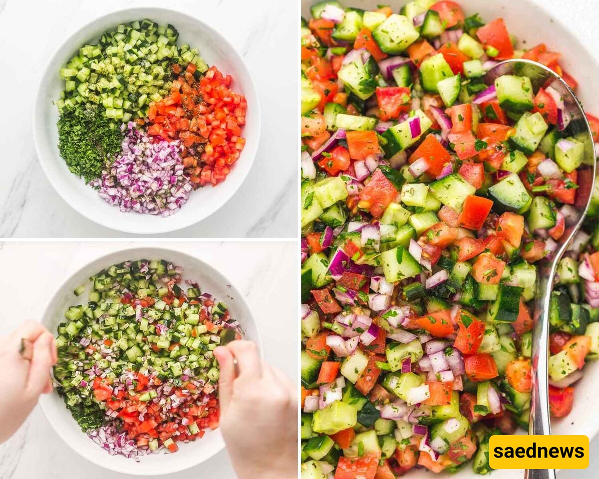 Beat the Heat: Refreshing Iranian Salads to Savor This Summer - Top 3 Recipes!