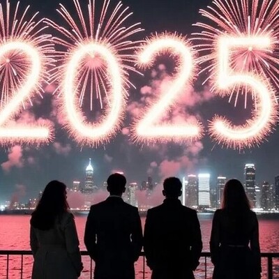 The Grand Celebration Of The New Year In Different Countries / Iranian and foreign actors in the excitement of 2025.