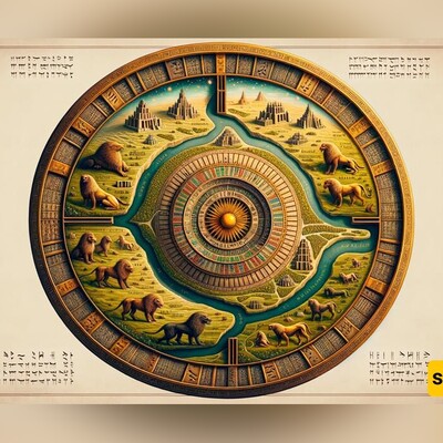 Unlock the Mysteries of Ancient Babylon: Discover the Mythological Map That Redefines Mesopotamian Geography!