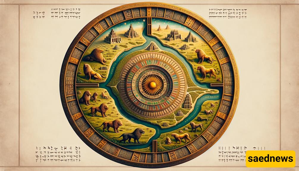 Unlock the Mysteries of Ancient Babylon: Discover the Mythological Map That Redefines Mesopotamian Geography!