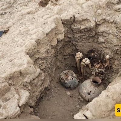 Discovery of a 1,000-Year-Old Mummy Found Sitting with Bent Legs