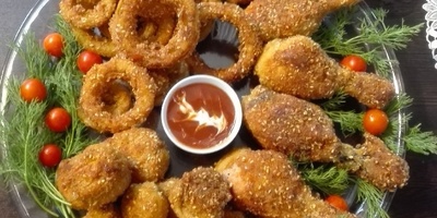 Modern Foods / How to Make Homemade Crispy and Delicious Fried Onion and Mushrooms That Everyone Loves