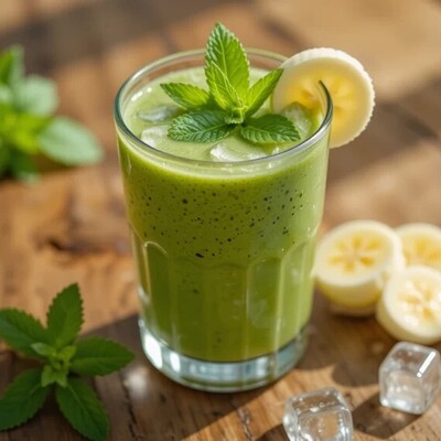 How to Make a Refreshing and Healthy Mint Smoothie