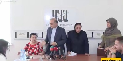 VIDEO: Iran Envoy To Armenia Walks Out of Presser