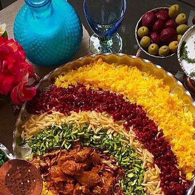 A Unique Idea for a Colorful and Vibrant Iranian Rice Presentation / With These Ideas, the Dining Table Looks More Like a Work of Art!