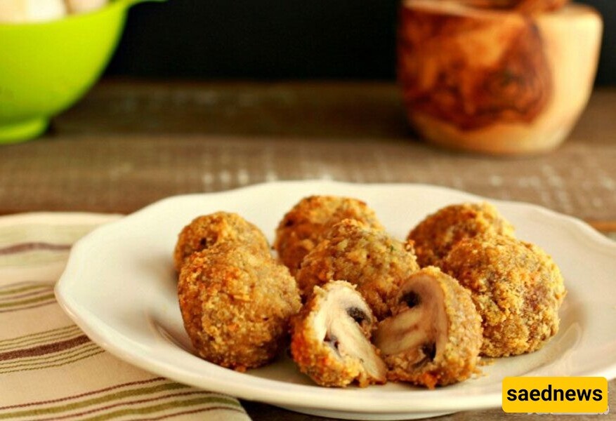 Recipe for Baked Fried Mushrooms