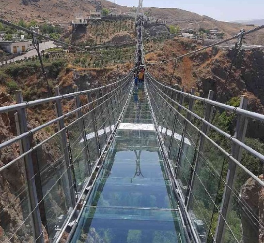 Hir Glass Suspension Bridge