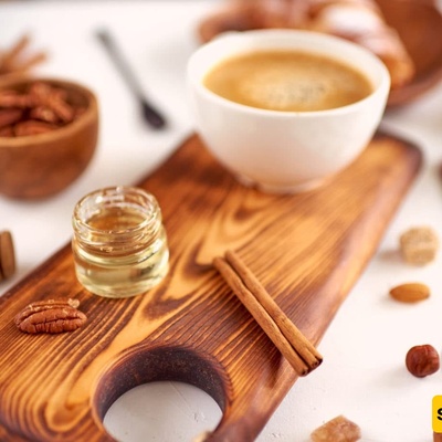How to Make Honey Coffee with Chocolate Ice Cream