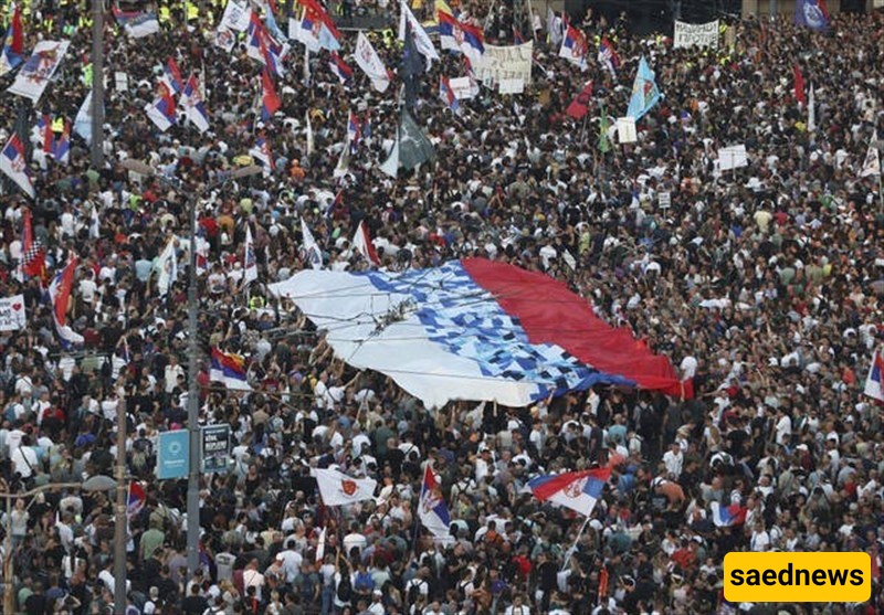 Clashes Erupt at Serbian Anti-Government Protests, with Dozens Injured