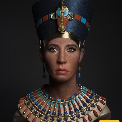 Remarkable AI Reconstruction of Queen Nefertiti’s Face, the Beautiful Wife of Pharaoh Akhenaten (+Image)