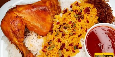 Traditional Dishes / How to Make Persian Saffron Rice with Barberry and Chicken in a Fine-Dining Restaurant Style + Key Tips