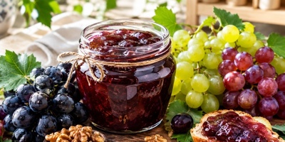 The Best Way to Make Homemade Grape Jam Without Crystallization: Red, Black, Yellow, and Green Grape Jam