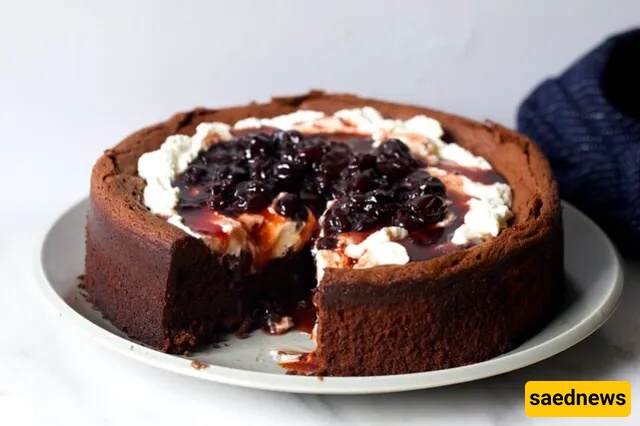 sunken black forest cake