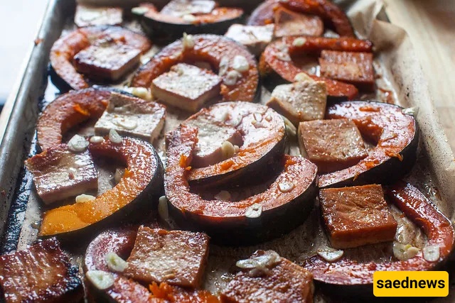 Roasted Squash & Tofu 
