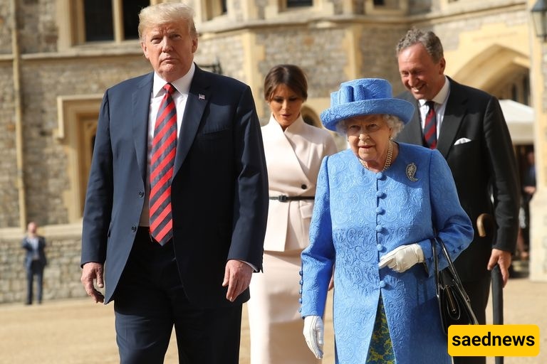 Is this mark a sign of Trump approaching his death?; In what way is the U.S. President similar to the Queen of England in the final days of her life? + Photo