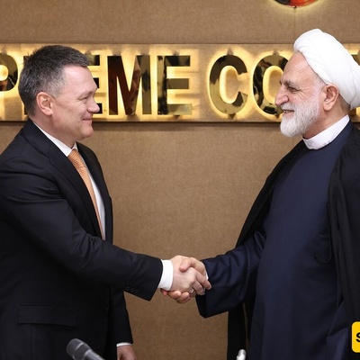 Iran and Russia’s Chief Justices Hold Talks During BRICS Summit