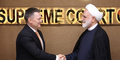 Iran and Russia’s Chief Justices Hold Talks During BRICS Summit
