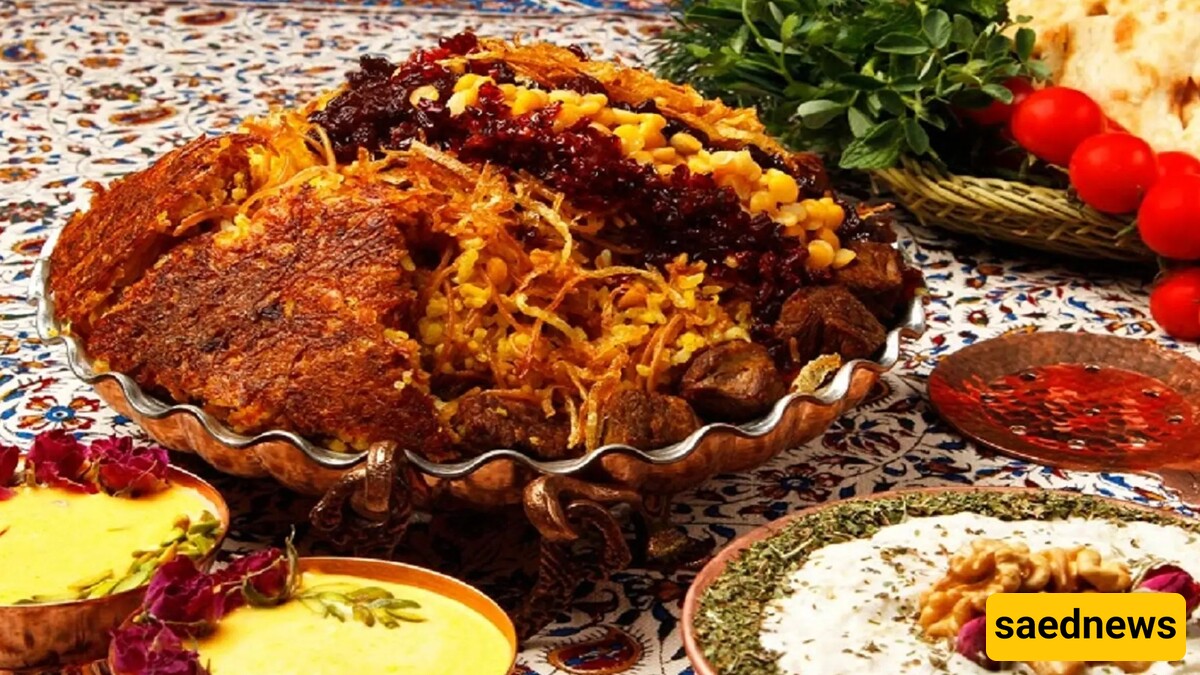 Mixed Rice Varieties / Shah Polow Azerbaijani: A Traditional and Ancient Dish that You Can Never Get Enough of Its Aroma and Taste.