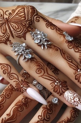 New Henna Designs to Match Your Hand Shape | Which Pattern Suits Me Best?