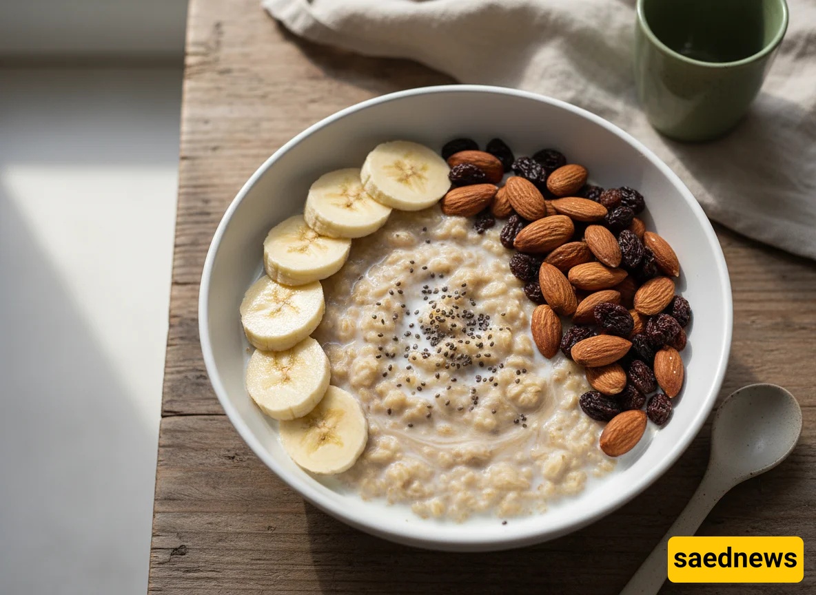 Oatmeal with Fruits and Nuts